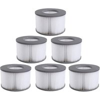 6 Stück Spa Lite Filter für Mspa, Filter für Mspa Lite, für mspa Whirlpoal Filter – Filterkartuschen für Unterwasser – Boote und Hot Spa – Modell von von CSPARKV