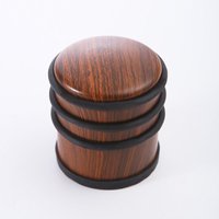 Csparkv - 7 x 8 cm – hoher Türstopper in Naturholzoptik mit Gummiband von CSPARKV