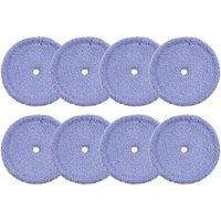 Csparkv - 8 Stück waschbare Mikrofaser-Wischpads für everybot Edge RS700 RS500 Roboter-Staubsauger, Ersatzzubehör, Wischtuch von CSPARKV