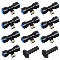 Bewässerungssystem Outdoor-Nebelsystem-Kit, Messing-Sprühdüse für den Garten, Zerstäuberdüse, mit 10 Düsen für Gartenterrasse Patio diy - Csparkv Bewässerungssystem Outdoor-Nebelsystem-Kit, Messing-Sprühdüse für den Garten, Zerstäuberdüse, mit 10 Düsen für Gartenterrasse Patio diy - Csparkv von CSPARKV