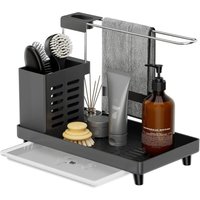 Blackmm) Schwammhalter-Organizer für die Küchenspüle – Aufbewahrung für die Küchenspüle, geeignet für Küchenspülen, Badezimmer und Arbeitsplatten. von CSPARKV