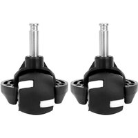 Csparkv - 4×4×8cm)2 Universalräder, Ersatzrollen für Deebot N79/N79S Kehrroboter-Zubehör von CSPARKV