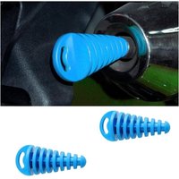 CSPARKV 2 Stück Auspuff-Waschstopfen, Auspuff-Waschstopfen, Auspuff-Endrohrstopfen, Ablassstopfen, Universalgummi (blau) von CSPARKV