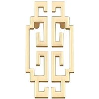 CSPARKV 2 Stück goldene Küchengriffe, 64 mm Abstand von Mitte zu Mitte, glänzende goldene Möbelgriffe für Schrank, Kommode, Badezimmer, Küche, von CSPARKV