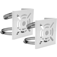 CSPARKV 2er-Pack kleine universelle vertikale Masthalterung für Überwachungskameras, starke Metallhalterung, Eckhalterung mit Schnallen, geeignet für CSPARKV 2er-Pack kleine universelle vertikale Masthalterung für Überwachungskameras, starke Metallhalterung, Eckhalterung mit Schnallen, geeignet für von CSPARKV