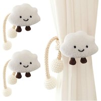 CSPARKV 2er-Set Vorhang-Raffhalter, Cartoon-Wolken-Seil mit Perlenkugel für Kinder, niedlicher Wolken-Vorhang-Raffhalter, Vorhangschnalle für CSPARKV 2er-Set Vorhang-Raffhalter, Cartoon-Wolken-Seil mit Perlenkugel für Kinder, niedlicher Wolken-Vorhang-Raffhalter, Vorhangschnalle für von CSPARKV