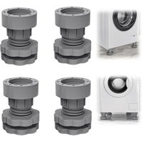 Csparkv - 4 Stück Antivibrationsmatten für Waschmaschine, Antivibrationspads, Universal-Waschmaschinen-Trocknerständer, Antivibrationsfußpads für von CSPARKV