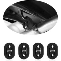 CSPARKV 4-teiliger Auspuffschalldämpferblock mit 2 Löchern, 12-mm-Loch-Gummi-Silentblock für Auto/LKW/SUV, universeller CSPARKV 4-teiliger Auspuffschalldämpferblock mit 2 Löchern, 12-mm-Loch-Gummi-Silentblock für Auto/LKW/SUV, universeller von CSPARKV