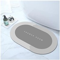 Csparkv - Rutschfeste, saugfähige Badematte, 40 × 60 cm, Diatomit-Mikrofaser-Badezimmermatte, schnelltrocknende Badezimmermatte, Dusch- und Csparkv - Rutschfeste, saugfähige Badematte, 40 × 60 cm, Diatomit-Mikrofaser-Badezimmermatte, schnelltrocknende Badezimmermatte, Dusch- und von CSPARKV