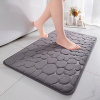 1 Stück Memory Foam Badematte - saugfähige Duschmatte - Badematte - dekorative Matte - rutschfest - für Badezimmer und Wohnzimmer - 40 x 60 cm von CSPARKV