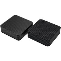Csparkv - 10 Paar Doppelseitiges Klettband, Doppelseitiges Klettband, Schwarzes Quadratisches Selbstklebeband, Klettband Klebeband Selbstklebend von CSPARKV