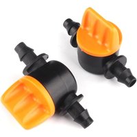 Csparkv - 10 Stück Micro 4/7 mm 1/4 Widerhaken Gartenbewässerungsschlauch Wasserdurchflussregelventil Tropfbewässerungssystem Gartenschlaucharmaturen Csparkv - 10 Stück Micro 4/7 mm 1/4 Widerhaken Gartenbewässerungsschlauch Wasserdurchflussregelventil Tropfbewässerungssystem Gartenschlaucharmaturen von CSPARKV