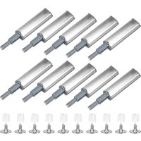 Csparkv - 10 Stück Push-to-Open-Magnet-Schranktürdämpfer, magnetischer Schubladen-Schranktürverschluss für Schranktüren, Schubladen, Möbel und Csparkv - 10 Stück Push-to-Open-Magnet-Schranktürdämpfer, magnetischer Schubladen-Schranktürverschluss für Schranktüren, Schubladen, Möbel und von CSPARKV