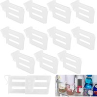 Csparkv - 12-teilige Kühlschrankteiler, Kühlschrank-Trennwand, Kühlschrank-Flaschenhalter, Kühlschrank-Organizer, Kühlschrank-Aufbewahrung für von CSPARKV