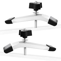 2 Sätze T-Schienenklemme, T-Schienenklemme T-Schienen-Hochgeschwindigkeits-Niederhalteklemmensatz aus legiertem Stahl, für von CSPARKV