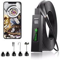 2M) WiFi-Endoskopkamera, Endoskopkamera hd 1200P, Rohrinspektionskamera mit LED-Licht für iPhone/Android/iOS-Handy/Windows/Mac/Tablet/PC von CSPARKV