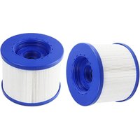 2er-Pack Ersatz, 105 mm aufgeblasene Filterkartusche mit Schraube, anwendbar für Wave Spa-Schwimmbadfilter Bcool, Mspa - Csparkv von CSPARKV