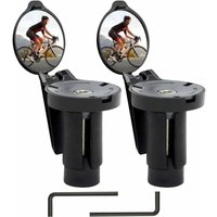 Csparkv - 2er-Pack Fahrradspiegel für Elektroroller, Retro-Roller, elektrischer Lenker, konvexer Spiegel, Lenker, 360° verstellbar, von CSPARKV