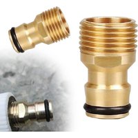 Csparkv - 2er-Pack Gartenschlauchanschluss, Gartenschlauchanschluss, 1/2 Zoll Schlauchanschluss, G1/2 Außengewinde, für Wasserhahn und Gartenschlauch von CSPARKV