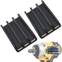 2er-Pack magnetischer Bithalter für Schlagschrauber und Akkuschrauber, 3M-Kleber zur Befestigung am Akku-Schlagschrauber, Bithalter an der Seite der 2er-Pack magnetischer Bithalter für Schlagschrauber und Akkuschrauber, 3M-Kleber zur Befestigung am Akku-Schlagschrauber, Bithalter an der Seite der von CSPARKV