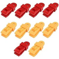 Csparkv - 31 x 81 x 30 mm, 10 Stück Befestigungsclips, Pool-Klemme, Markisen-Zelt-Klemme, robuste Planen-Clips-Set für Wohnwagen-Zelt-Markise von CSPARKV