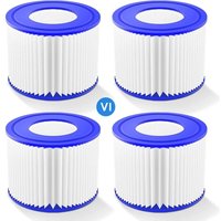 Csparkv - 4) Infinite Screw-in Spa Filter, Filterkartusche für Clever Spa, 8x 100 mm Filter, Filterkartusche für Spa von CSPARKV