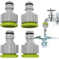 Csparkv - 4/6 Punkte Universal 2-in-1 Wasserhahnanschluss - 4er-Pack Gartenhahnanschluss Wasserhahnanschluss, Schlauchanschlussset für Csparkv - 4/6 Punkte Universal 2-in-1 Wasserhahnanschluss - 4er-Pack Gartenhahnanschluss Wasserhahnanschluss, Schlauchanschlussset für von CSPARKV