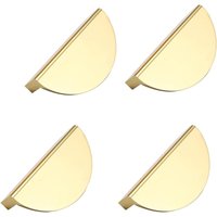 4 Stück Küchengriffe aus Metall, Möbelgriffe aus goldenem Metall, Schrankgriffe aus goldenem Metall, für Büromöbel, Nachttisch, Kommode, Schränke von CSPARKV
