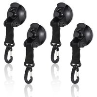4 Stück Saugnapf-Anker, Saugnäpfe, robuster Saugnapf-Anker mit Spannhaken-Befestigung, Saugnapf-Markise für Auto-Seitenzelte, Camping-Planen-Zubehör von CSPARKV