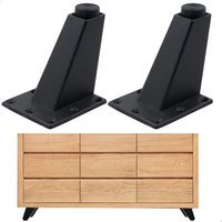 4 Stück Sofa-Möbel-Tischbeine – geeignet für TV-Couchtisch, Schrank und andere Möbel, höhenverstellbar 8 x 7 x 6,3 cm, robust, langlebig, starke von CSPARKV