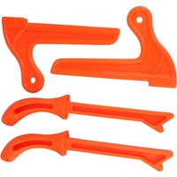 4-teiliges Sicherheits-Schiebestangen-Set, Handschutz für Tischkreissägen, Kreissägen, Tischlerwerkzeuge (hellorange), andere Handwerkzeuge und von CSPARKV