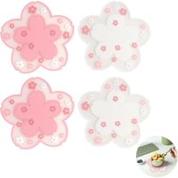Csparkv - 4er Set Sakura PVC-Untersetzer, rutschfeste und waschbare Tischsets, Kirschblütenmuster, zur Wärmeisolierung von Weingläsern, Teetassen, Csparkv - 4er Set Sakura PVC-Untersetzer, rutschfeste und waschbare Tischsets, Kirschblütenmuster, zur Wärmeisolierung von Weingläsern, Teetassen, von CSPARKV