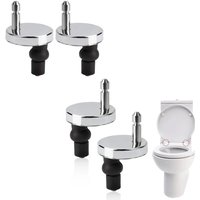 4er Set Universal-WC-Sitzhalterungen für Toilettensitze - Kompatibel mit den meisten handelsüblichen Toilettensitzen mit Absenkautomatik - Einfache 4er Set Universal-WC-Sitzhalterungen für Toilettensitze - Kompatibel mit den meisten handelsüblichen Toilettensitzen mit Absenkautomatik - Einfache von CSPARKV