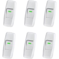 6er-Pack Lampenschalter, Torpedoschalter, Inline-Schnurschalter, Nachttischlampenschalter, Inline-Wippschalter für Nachttischlampe, von CSPARKV