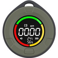7,6 × 7,6 × 3 cm) Tragbarer CO2-Detektor, CO2-Detektor zur Überwachung der Raumluftqualität mit NDIR-Sensor und LCD-Display, CO2-Monitor mit Alarm von CSPARKV