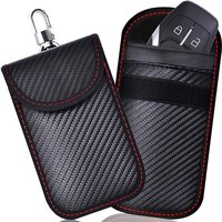 Anti-RFID-Autoschlüsseletui, Signalblockierende Faraday-Tasche, 2er-Set, RFID-Signalblockierende Tasche für Autoschlüssel, von CSPARKV