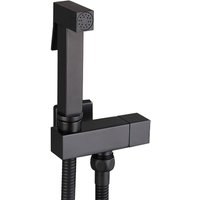 Csparkv - Bidet-Sprühgerät, WC-Duschset aus schwarzem Messing, Wand-Hand-Bidet-Sprühgerät, Bidet-Toiletten-Sprühgerät für persönliche Hygiene, Csparkv - Bidet-Sprühgerät, WC-Duschset aus schwarzem Messing, Wand-Hand-Bidet-Sprühgerät, Bidet-Toiletten-Sprühgerät für persönliche Hygiene, von CSPARKV