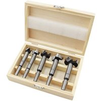 Csparkv - Box mit 5 Holzformbohrern Durchmesser 15/20/25/30/35 mm – Stahl-Senkbohrer zum Herstellen sauberer Löcher mit flachem Boden in Holz von CSPARKV