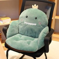 Dinosaurier) Waschbare Sitz- und Rückenkissen, Kissen mit Rückenlehne für Stühle, Bürostuhl/Esszimmerstuhl/Sofa/Gaming-Stühle von CSPARKV