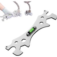 Duschschlüssel mit gebogenem Winkel, Multifunktionsschlüsselwerkzeug, Nivellierschlüssel mit gebogenem Winkel, Badezimmer-Reparaturschlüssel, Duschschlüssel mit gebogenem Winkel, Multifunktionsschlüsselwerkzeug, Nivellierschlüssel mit gebogenem Winkel, Badezimmer-Reparaturschlüssel, von CSPARKV