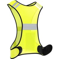 Gelbe fluoreszierende reflektierende Sicherheitsweste, flexibel und verstellbar, Weste mit Reflektoren, atmungsaktive i Warnweste, ideal zur Erhöhung Gelbe fluoreszierende reflektierende Sicherheitsweste, flexibel und verstellbar, Weste mit Reflektoren, atmungsaktive i Warnweste, ideal zur Erhöhung von CSPARKV