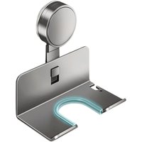 Csparkv - Haartrockner-Halter zur Wandmontage, Haartrockner-Organizer für Badezimmer – Haartrockner-Regal mit Saugnapf Haartrocknerhalter, Zubehör, von CSPARKV