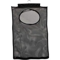 Csparkv - Hängender Wäschekorb, faltbarer Wäschekorb, hängender Aufbewahrungskorb, Netz- und atmungsaktiver Wäschekorb, Schmutzwäschekorb (schwarz) von CSPARKV