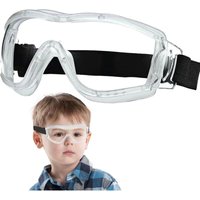 Csparkv - Kinderschutzbrille, Klare Antibeschlag-Schutzbrille, Wasserdichte Stoßfeste Kinderschutzbrille, Tragbare Augenschutzbrille Csparkv - Kinderschutzbrille, Klare Antibeschlag-Schutzbrille, Wasserdichte Stoßfeste Kinderschutzbrille, Tragbare Augenschutzbrille von CSPARKV