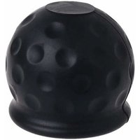Csparkv - Kupplungskugelabdeckung, schwarz, 1 Stück, Kugelabdeckung für Anhängerhaken, Kupplungskugelschutz-Schutzkappe, Gummi-Kupplungsabdeckung von CSPARKV
