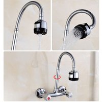 Moderne Küchenspüle in Wandarmatur, 360° drehbares Mischventil für Schwimmbad, Waschbecken, Dehnung, Vollkupfer, doppelte Wandarmaturen von CSPARKV