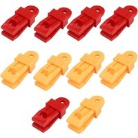 Csparkv - Planenclips, Planenbefestigung, Pool-Planenclips, Markisenzeltclip, robustes Planenclip-Set für Wohnwagenzeltmarkisen, 10 Stück von CSPARKV