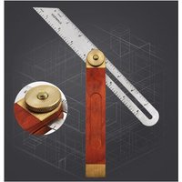 Csparkv - Set mit 1 Zimmermannswinkeln, 228 mm falscher Winkel mit Edelstahlklinge und rotem Holzgriff, ideal für Tischler, Tischler und Csparkv - Set mit 1 Zimmermannswinkeln, 228 mm falscher Winkel mit Edelstahlklinge und rotem Holzgriff, ideal für Tischler, Tischler und von CSPARKV