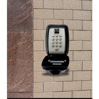 Sicherer Schlüsselkasten für den Außenbereich, großer, an der Wand montierter Schlüsselkasten mit 12-stelligem Code, wasserdichter, rostfreier, von CSPARKV