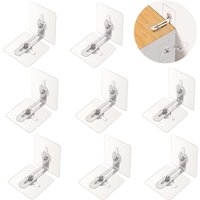 Csparkv - Sicherheitsanker für Möbel, 8er-Pack Anti-Kipp-Anker-Set zum Schutz von Babys und Haustieren, Metall-Wandgurt für Schrank, Kommoden und von CSPARKV